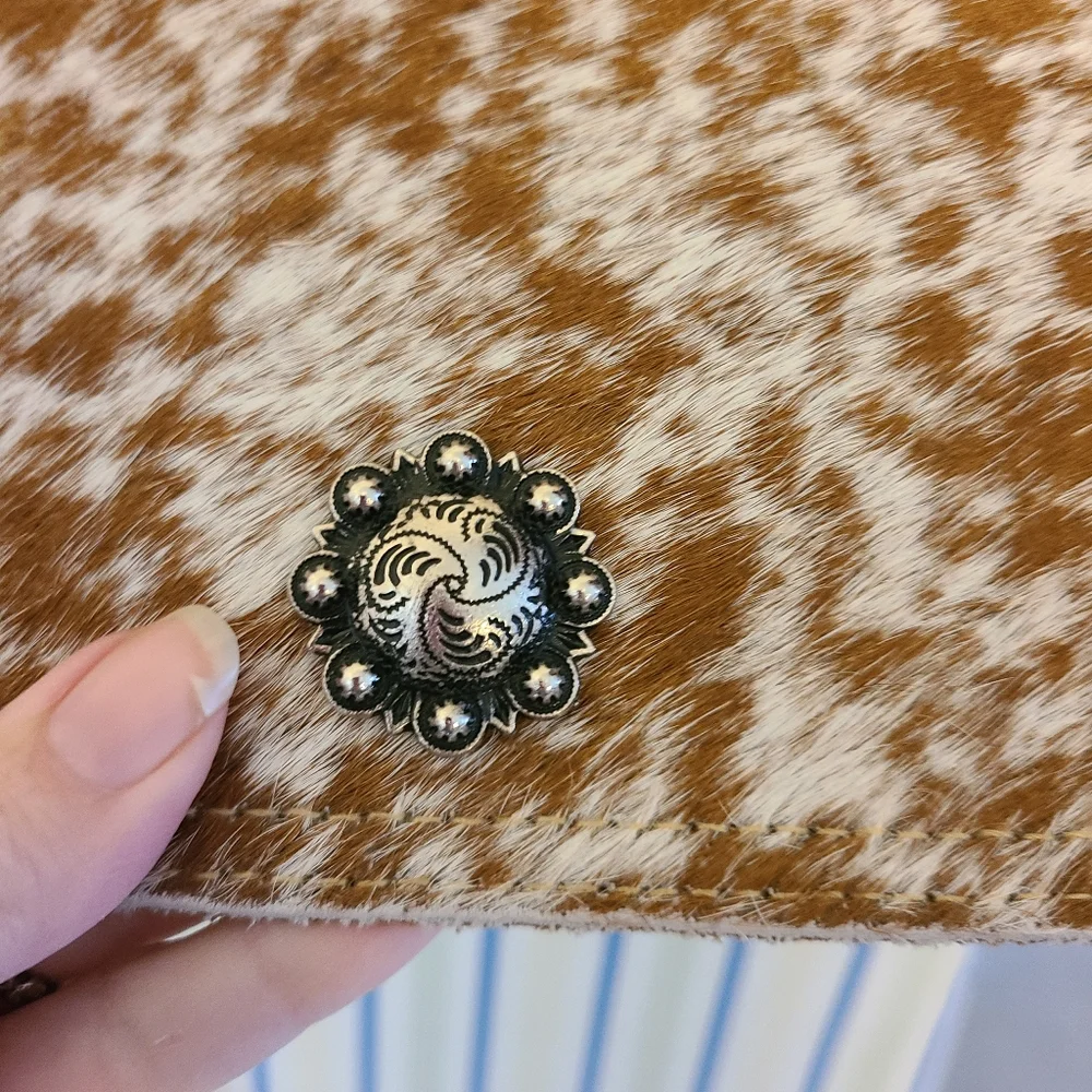 Myra Bag Tan and Brown Patterned Backpack - Picture 2 of 5